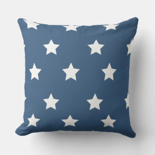Motif Patriotique coussin extérieur Blue & White S