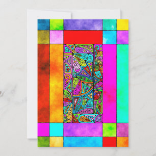Motif Peint À La Main Et Numériquement Art 2
