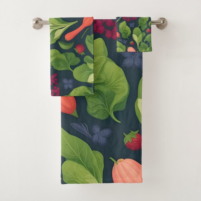 Motif personnalisé Spinach Rainbow coloré (En situation)