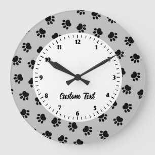 Motif Pet Animaux de compagnie Grande horloge