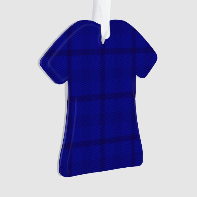 Motif Plaid bleu - (devant)