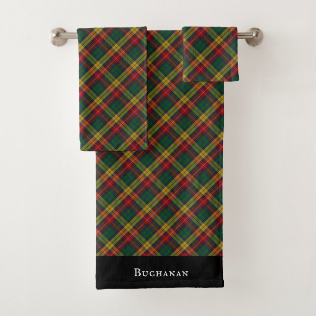 Motif Plaid Buchanan Clan Tartan (En situation)