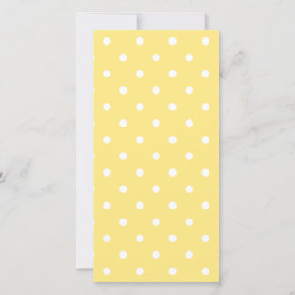 Motif Pois jaune et blanc.
