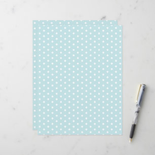 Motif pois Pastel Blue Scrapbook Papier