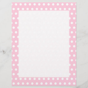 Motif Pois rose et blanc.
