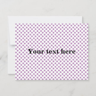 Motif pois violet clair
