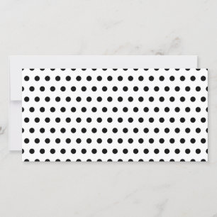 Motif Polka noir et blanc. Spotty.