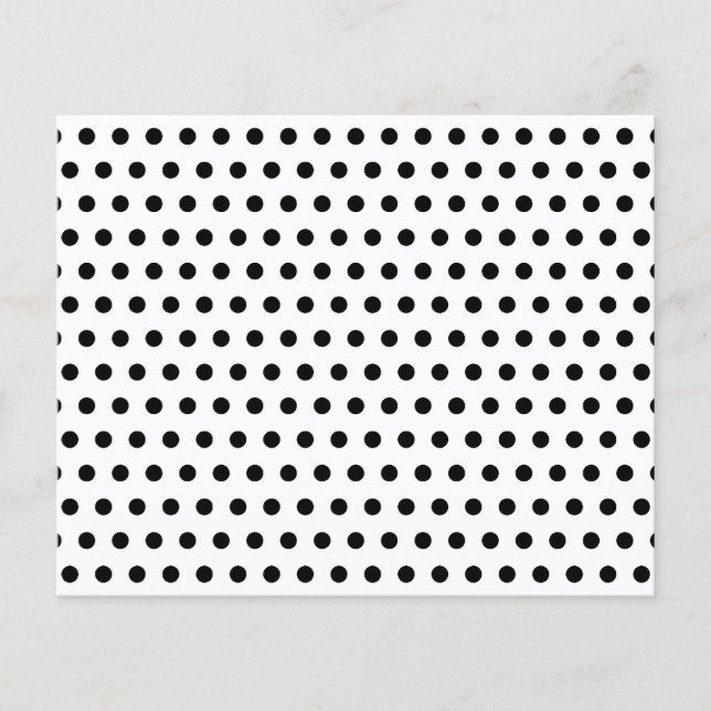 Motif Polka noir et blanc. Spotty. (Devant)