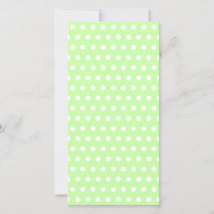 Motif Polka vert et blanc. Spotty.