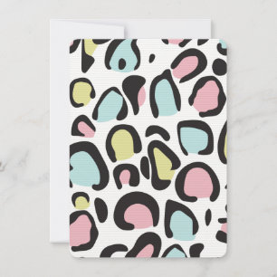 motif Poster de animal des années 1980