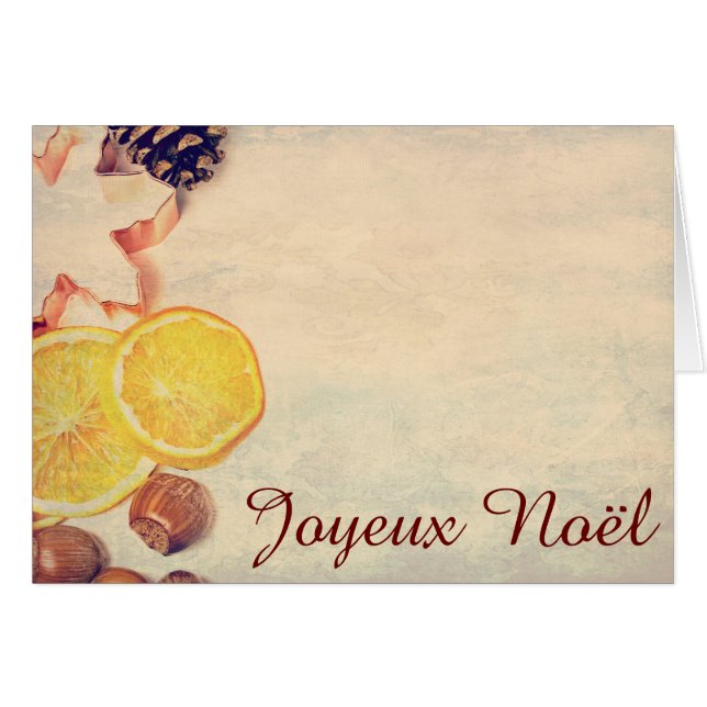 Motif pour Noël avec des fruits... (Devant Horizontal)