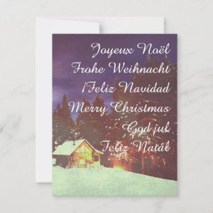 Motif pour Noël hivers pays des merveilles