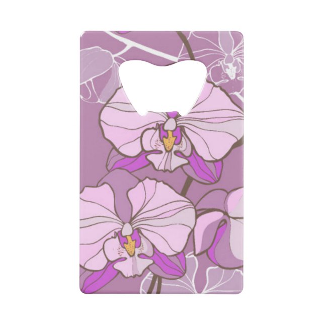 Motif pourpre d'orchidée (Devant)