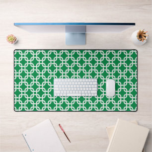 Motif Preppy du lien vert géométrique