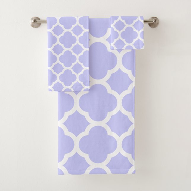 Motif Quatrefoil Periwinkle (En situation)
