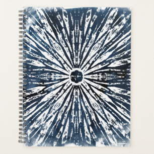 Motif radial Indigo Ink