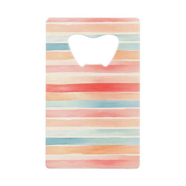 Motif rayé coloré aquarelle lumineux (Devant)