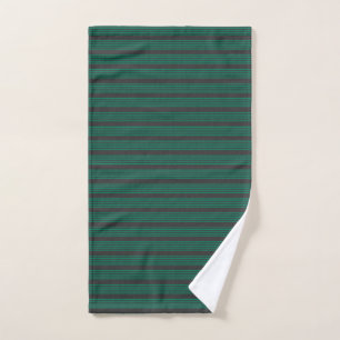 Motif rayé de la forêt verte et du charbon de bois