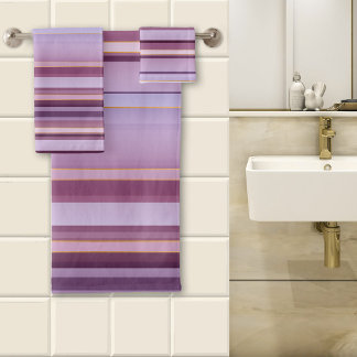 Motif rayé élégant mauve violet