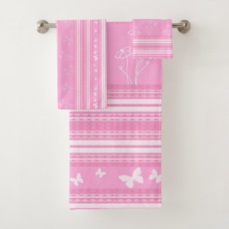 Motif rayé géométrique abstrait rose