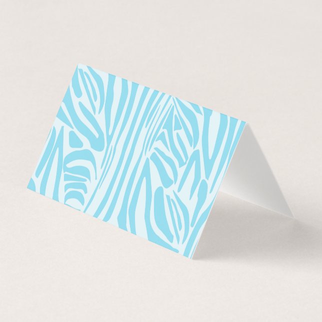 Motif rayé zèbre bleu (Front)