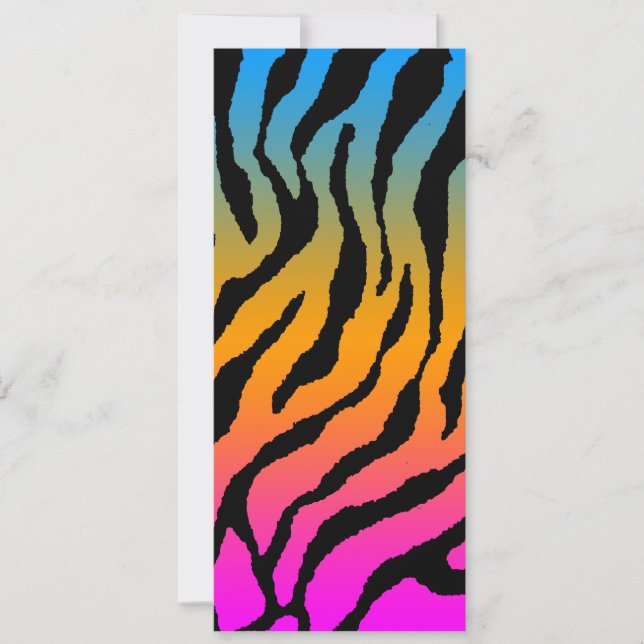 Motif Rayures de Tigre Corey Tiger 80s (Devant)
