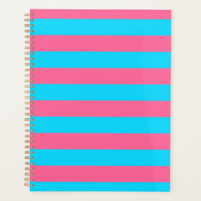 Motif rayures rose bleu  (Devant)