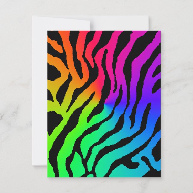Motif Rayures Tigre Corey Tiger 80s (Devant)