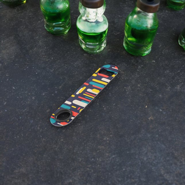 Motif rectangulaire arrondi géométrique (Bottle Openers)
