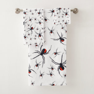 Motif Red & Black Spider