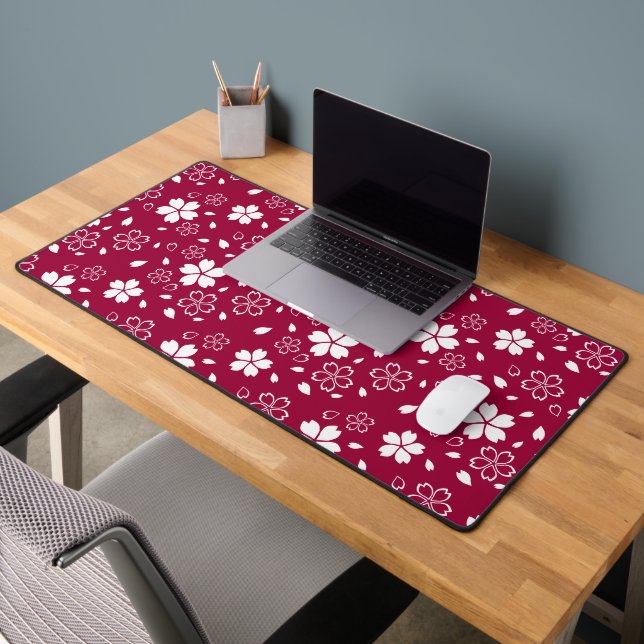 Motif Red Sakura (Bureau 2)