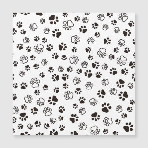 Motif répété des pattes de chat