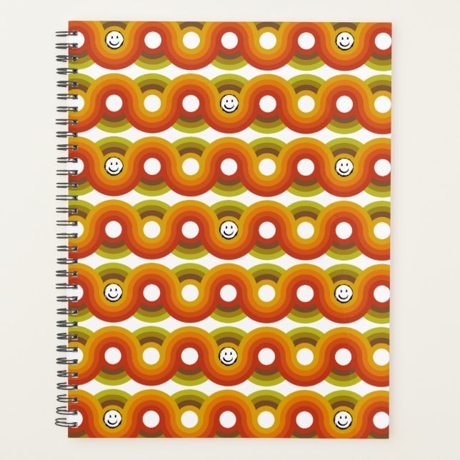 Motif Rétro Vintage Smiley N° 02 (Devant)