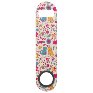 Motif romantique coloré