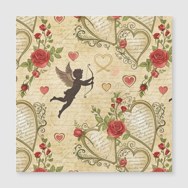 Motif romantique de Cupidon vintage (7) (Devant)