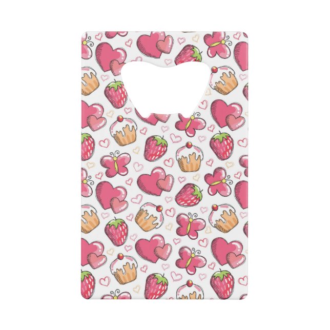 motif romantique de nourriture (Devant)