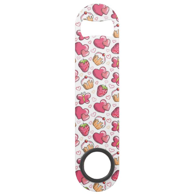motif romantique de nourriture (Devant)