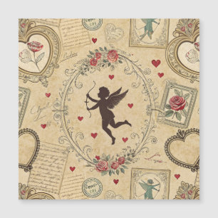 Motif romantique de vintage Cupid (1)
