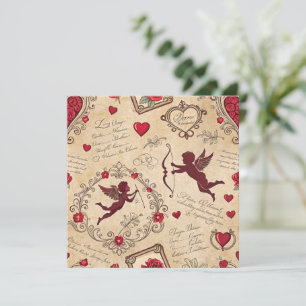 Motif romantique de vintage Cupid (2)