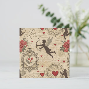 Motif romantique de vintage Cupid (6)