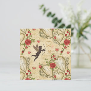 Motif romantique de vintage Cupid (7)