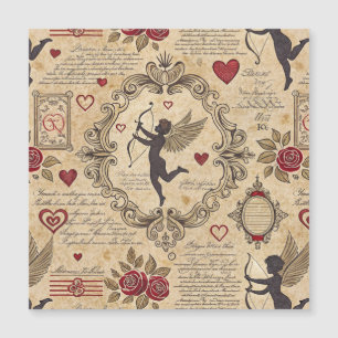 Motif romantique de vintage Cupid (9)