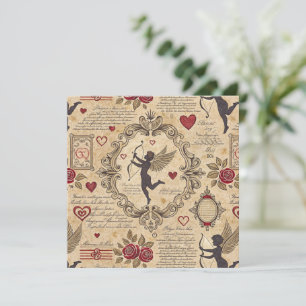 Motif romantique de vintage Cupid (9)