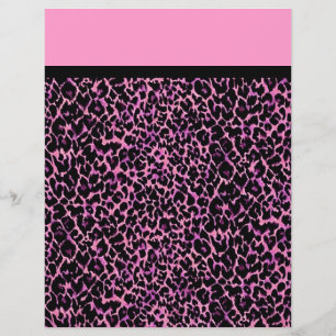 Motif rose Cheetah