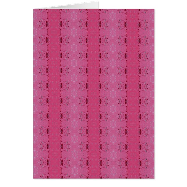 Motif rose de papier peint, carte vierge (Devant)