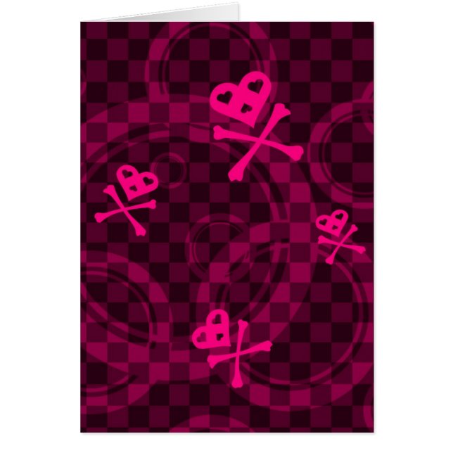 Motif rose d'Emo avec des cercles (Devant)
