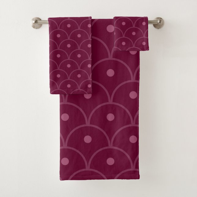 Motif rose et fuchsia (En situation)