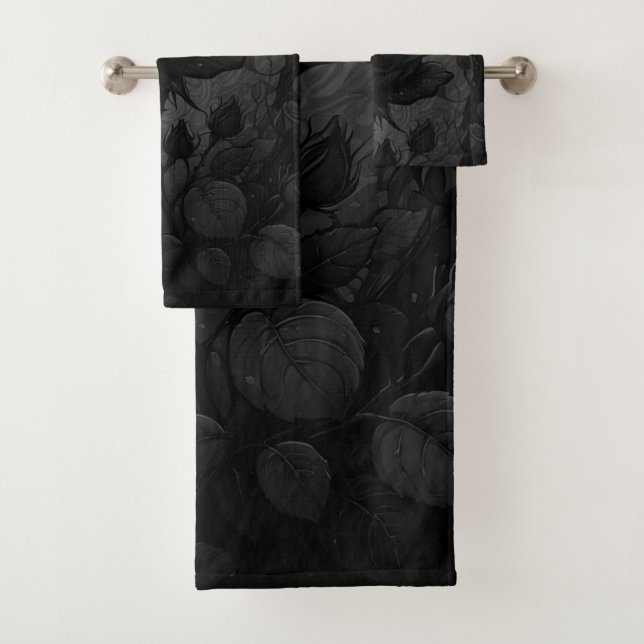 Motif Rose noir (En situation)