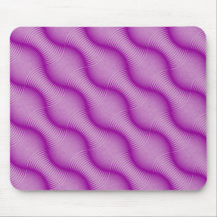 motif rose ondulé sans couture sur tapis de souris