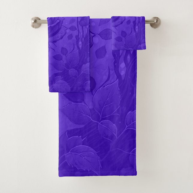Motif Rose profond violet 2 (En situation)